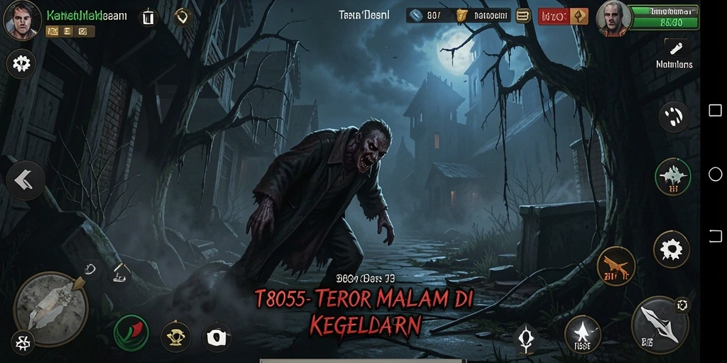 Tampilan menyeramkan dari gameplay 8055 yang penuh ketegangan.