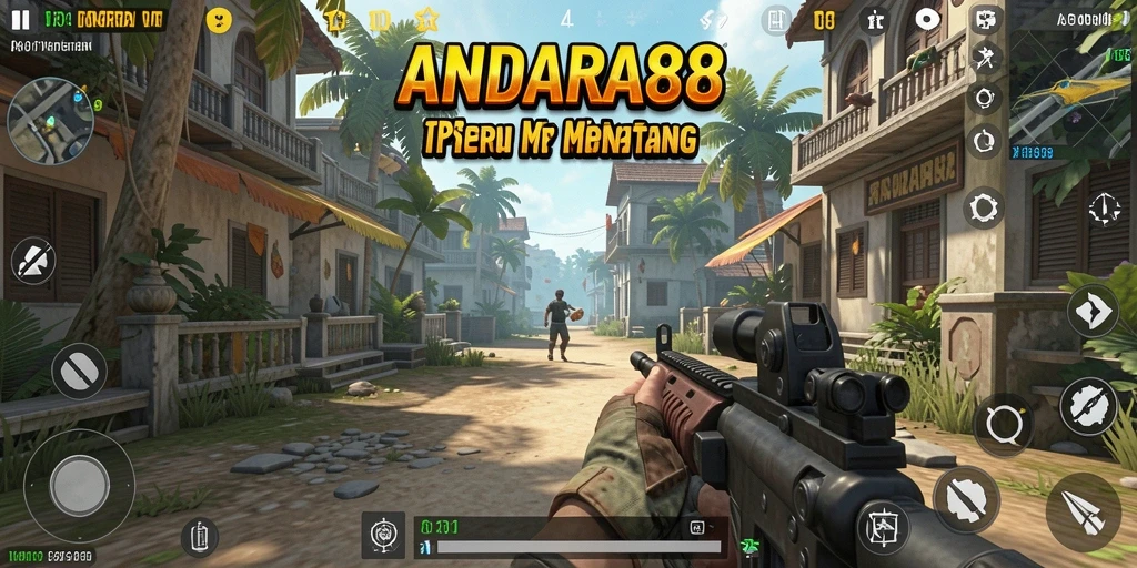 Screenshot gameplay menampilkan aksi seru di ANDARA88.