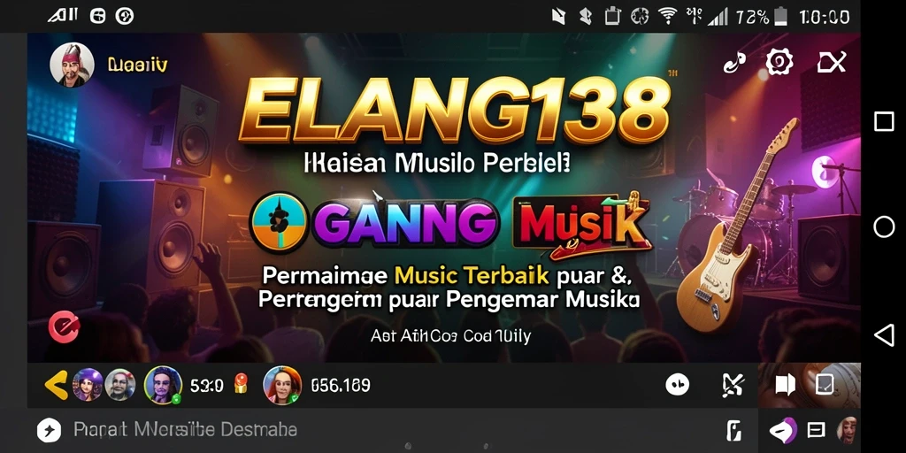 Screenshot gameplay ELANG138 menampilkan aksi seru dalam permainan musik.