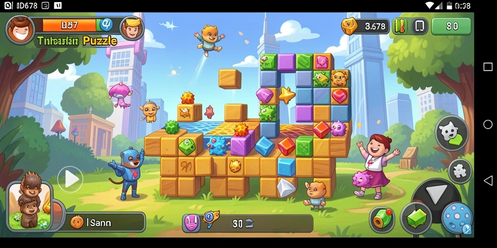 Tampilan gameplay ID678 yang mencengangkan dan menampilkan tantangan puzzle.