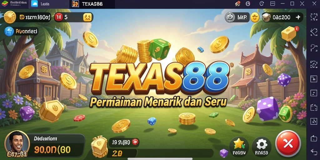 Screenshot gameplay TEXAS88 dengan tantangan puzzle yang memikat.
